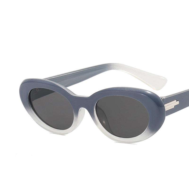 Rectangle Sunglasses Women Oval Vintage Brand Designer Gradient Sun Glasses For Women Shades Female Eyewear Anti-glare UV400