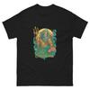Retro Poseidon Greek God Tshirt Unisex Greek Mythology Graphic Tee Sea Creature Fantasy Shirt Men Crewneck Cotton Short Sleeve