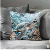 Federa per cuscino decorativa con illustrazione a tema oceanoAdatta per divano auto camera da letto fodera per cuscino decorativa federa per cuscino