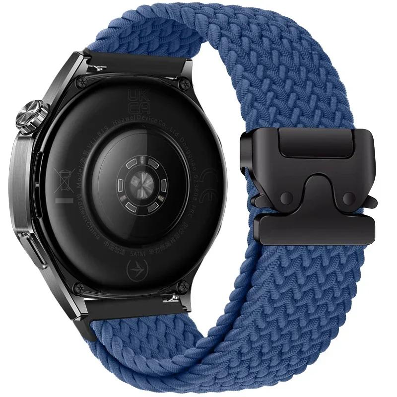 Braided Solo Loop Bracelet For Huawei Watch GT5/4/3Pro 46mm 4/3 Pro Huawei Ultimate Band For Amazfit Balance GTR 4/3/2 47mm