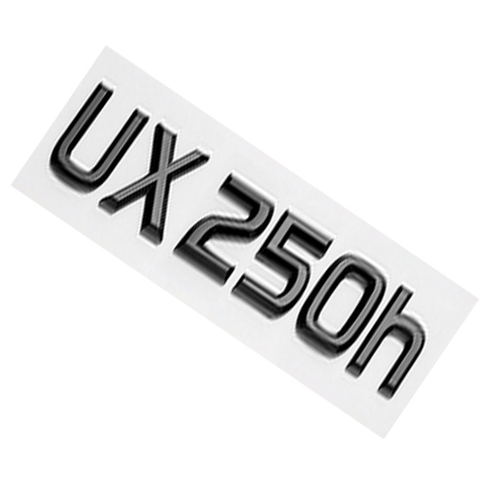 3D ABS Car Trunk Luggage Letter For Lexus UX200 UX250H UX260H HYBRID Logo Sticker Accessories Adhesives Badge Style Stickers