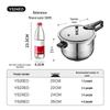 Supor 304 Stainless Steel 7.0L Pressure Cooker 24cm
