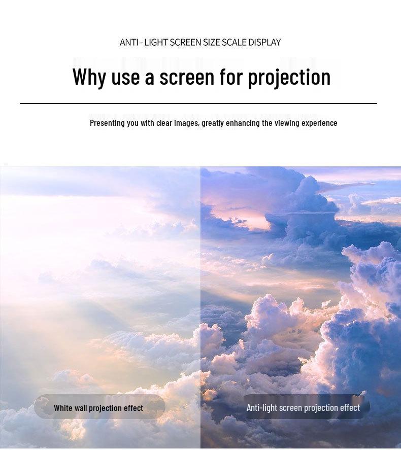 Tragbare Faltbare Outdoor-Projektorleinwand