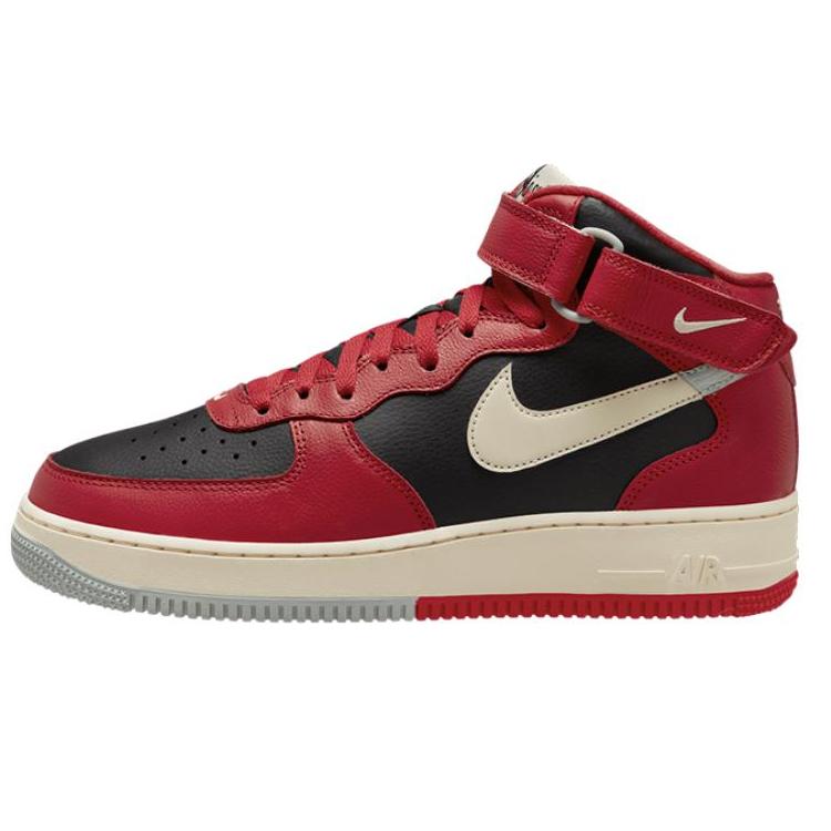 

Nike Air Force 1 Mid LV8 Split Black Red DZ2554-001 42