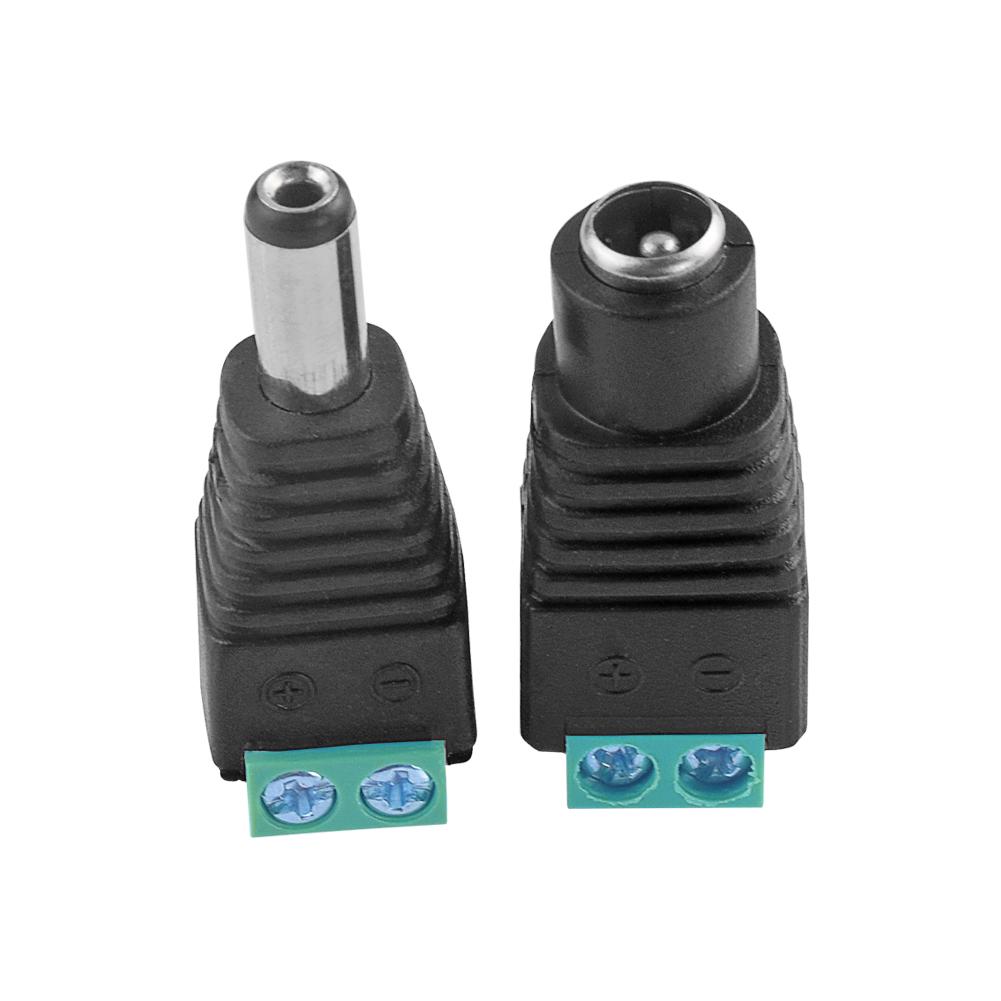 2x 12V DC 2.1mm Male Female Plug Power Cable Conector Power Supply CCTV LED 2x 12V DC 2.1mm Male Female Plug Power Cable Conector Power Supply CCTV LED