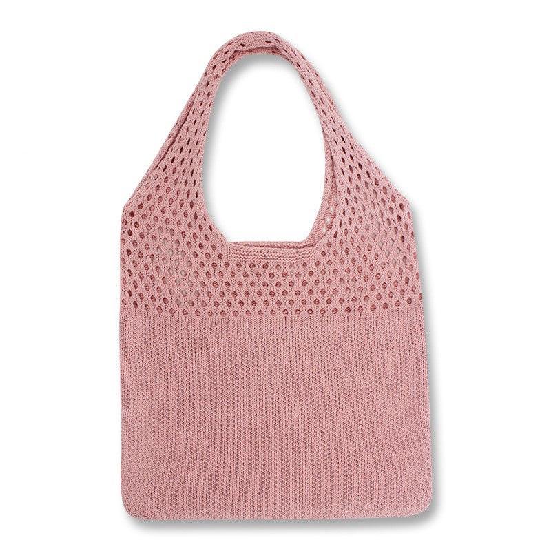 Große Kapazität Gestrickte Schultertasche Tragetasche Einkaufstaschen Damen Reise Geschenk