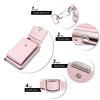 KUKOO Small Crossbody Bag Mobile Phone Wallet with Credit Card Slot for Pink Zipper Upgraded Women, A- Version, one_size