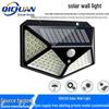 100 LED Solar Motion Sensor Outdoor Waterproof Wall Light for Streets and Gardens