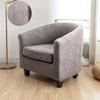 Jacquard Tub Chair Cover Stretch Soft Armchair Cover Club Sofa Slipcover For Living Room Couch Covers With Seat Cushion Cover