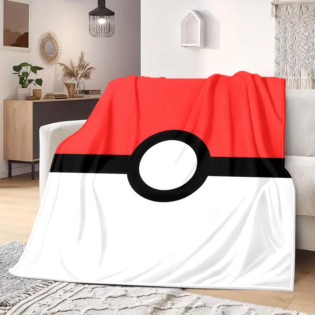 DRAGON BALL Z Logo Print Blanket Warm Comfortable Flannel Blanket Suitable for Bedrooms,Sofas, Beds,Chairs,Travel 35