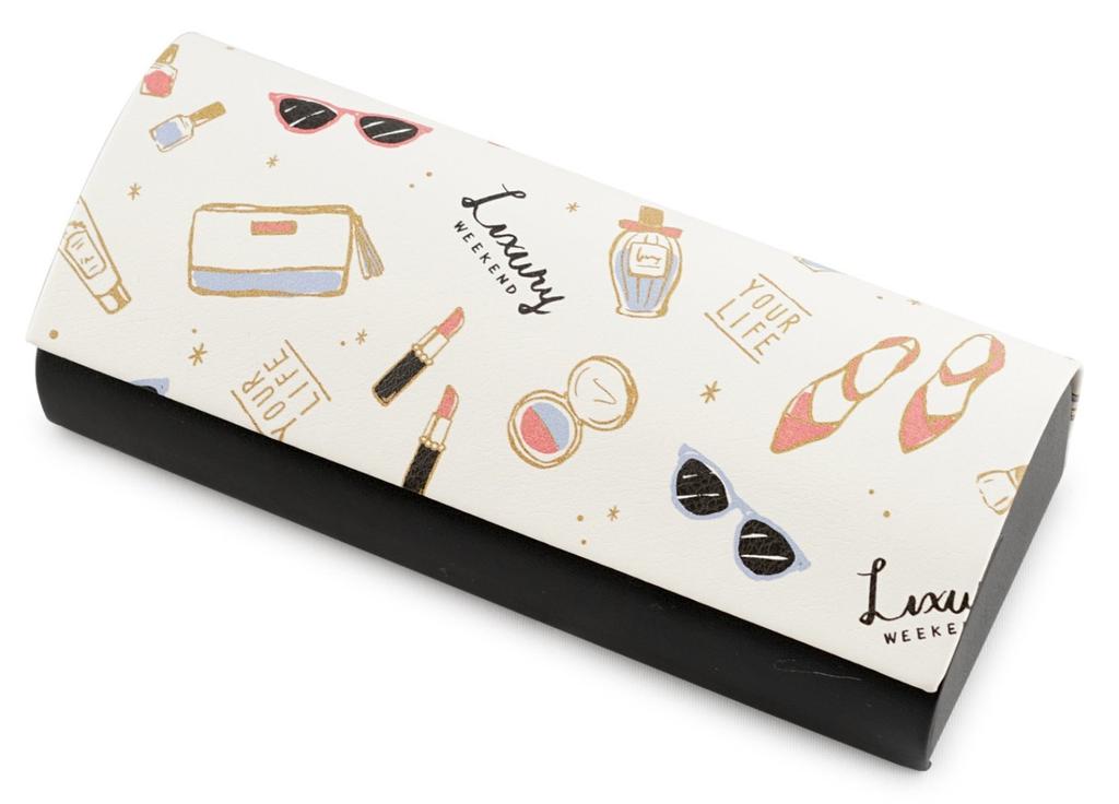 Kamio Japan Sunglasses Case with Hard Cloth for Cosmetics