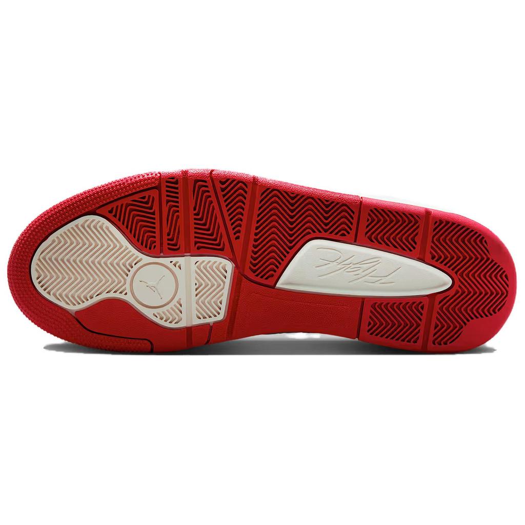 New Jordan Flight Court White Sail Black Varsity Red HF3255-106