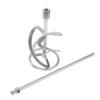 58x12cm Mixer Stirring Rod Industrial Spiral Design Agitator Arm S-Type Threaded Head Stirring Rod Chemical Cement Coating Mud