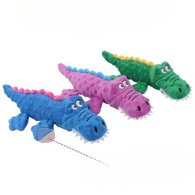 Brinquedo de Pelúcia para Animal de Estimação Crocodilo Falante, Roer Dentes e Durável-mordida Fofo Desenho Animado Cachorro Brinquedo, Suprimentos para Animais de Estimação