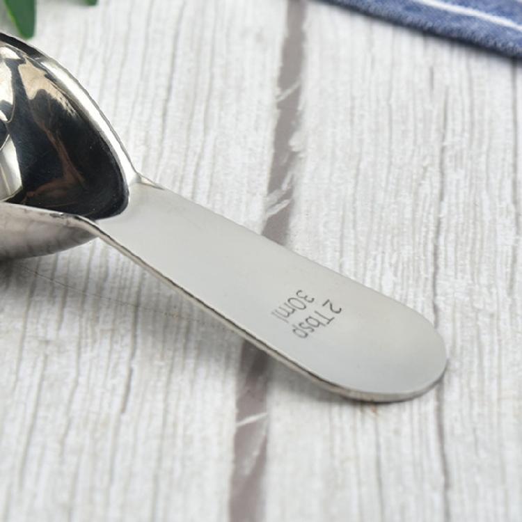 1 Coffee Scoop Stainless Steel 15/30ml Coffee Spoons Tablespoon Measuring Spoons Comfortable  Grip  with Short Hand