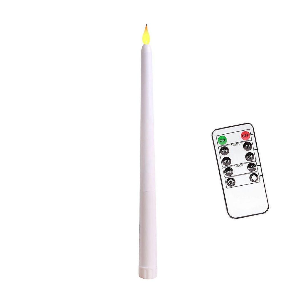 6pcs Led Candle With Remote Control Wedding/valentine's Day Table Decoration Q