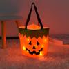 Multi-file luminous Halloween basket decorations, party tabletop ornaments, children's handbags, Halloween candy bags