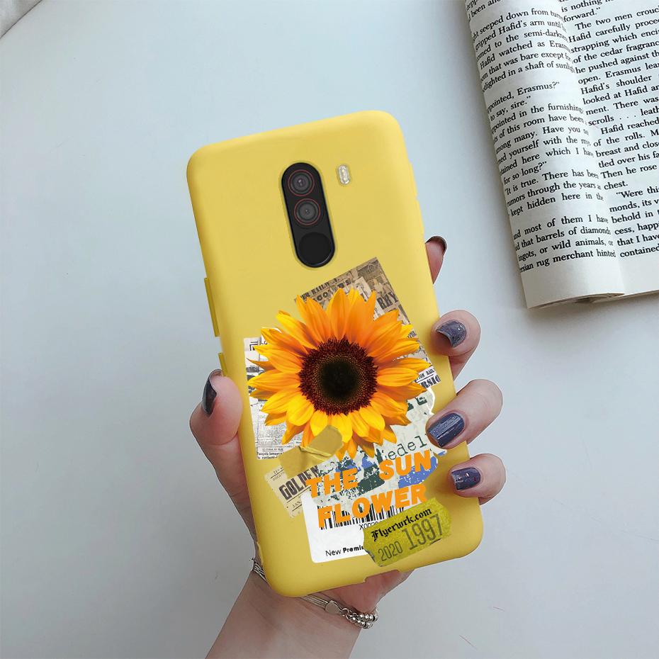 

For xiaomi Pocophone F1 Case Poco F1 Cute Cat Cartoon Cover Silicone Soft TPU Phone Case For xiaomi Pocophone F1 Global F 1 Case Pocophone F1