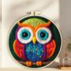 GATYZTORY Diy Wool Needle Felt Starter Set Wool Painting Set Diy Gift Animals Scenery Needle Felting Painting For Home Wall Art