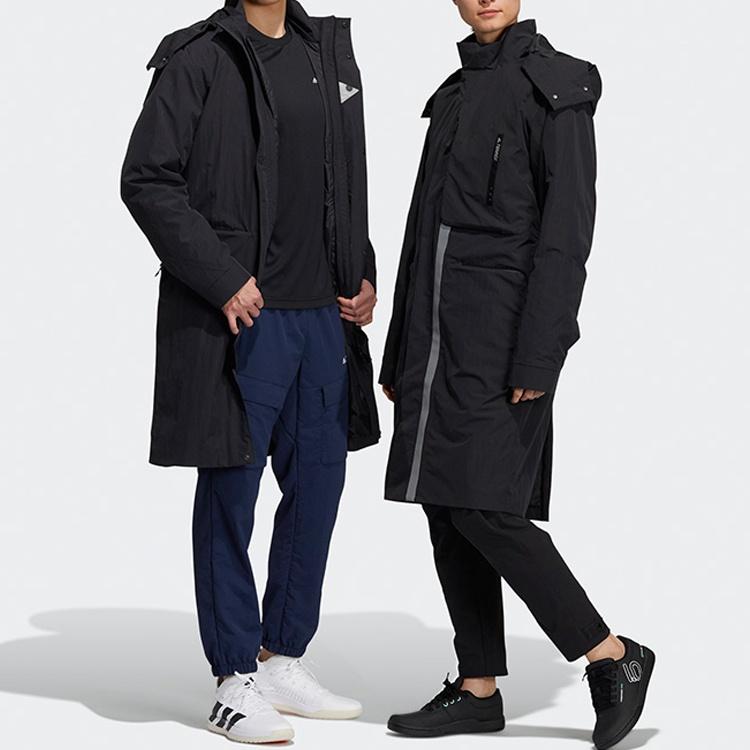 adidas Casual 3-In-1 Long Down Jacket 'Black' Men's H13847