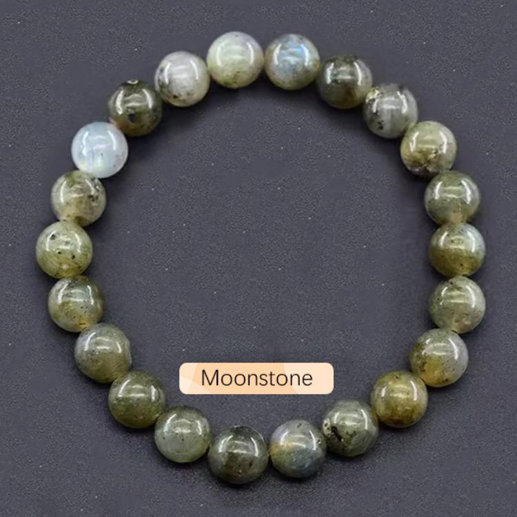 Regali Festivi Bracciale con Perle di Apatite Blu Pietra Naturale Gioielli alla Moda Rilassanti Per Uomo e Donna Accessorio Semplice Versatile per l'Uso Quotidiano