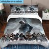 1PC Assass Warrior 3pcs Bedding,Including 1pc Duvet Cover And 2pcs Pillowcases Perfect for Christmas,Ideal for Bedroom, Dormitory