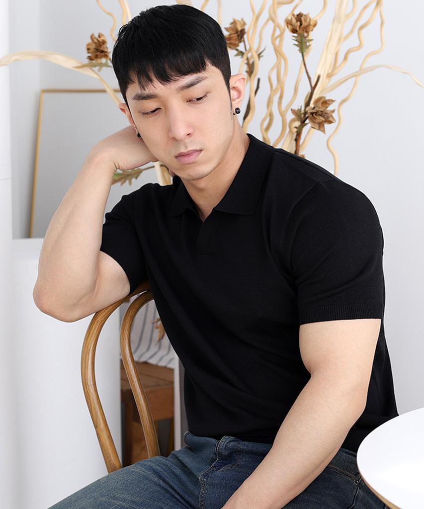 Bestfit Ice Open Collar Short Sleeve Knit (Type B)