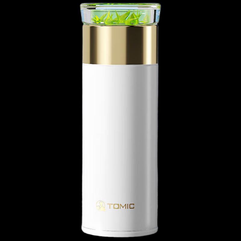 TOMIC Pure Titanium Tea Infuser Thermos Mug