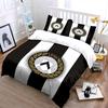Black-white stripes, Udinese logo. Bedding sets Duvet cover sets Duvet covers Pillowcases(1 * Duvet Cover 2 * Pillowcases without duvet insert)