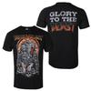 Beast In Black Tričko s potiskem vzoru Glory To The Beast Tričko metalové kapely Vhodné pro unisex nošení