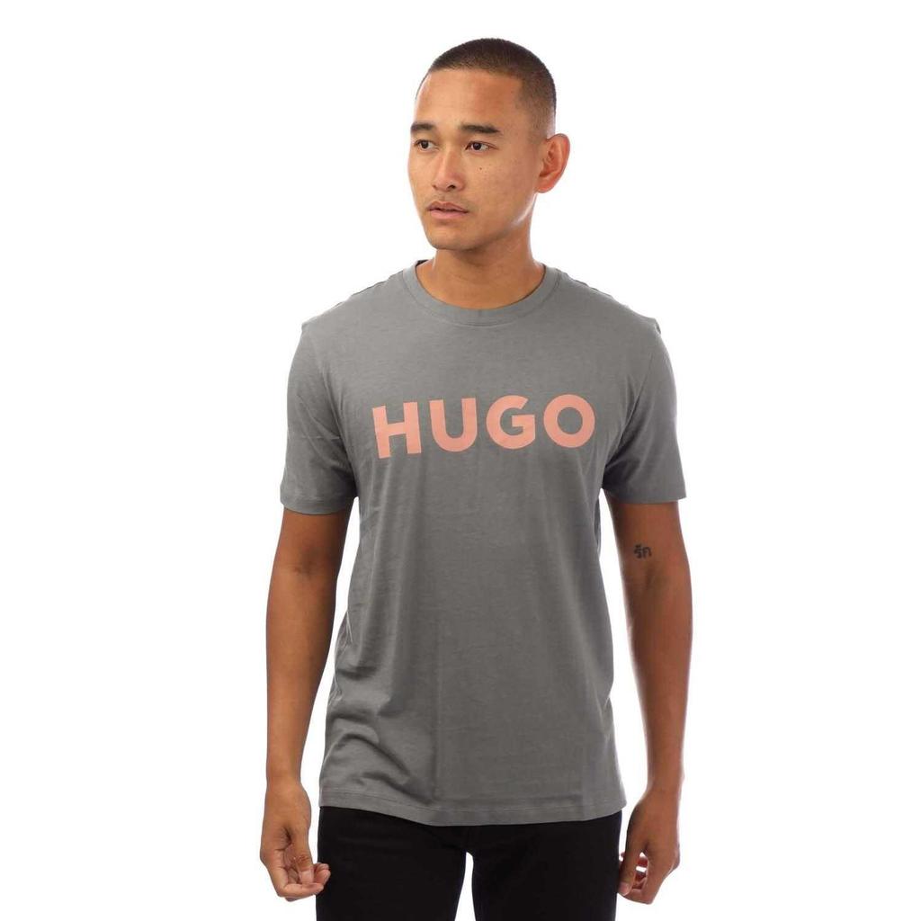 Hugo Mens Dulivio Print Logo T-Shirt