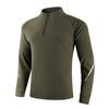 Men's Half Zip Hoodie Long Sleeve Stand Collar Casual Pullover for Running Cycling Fitness with Reflective