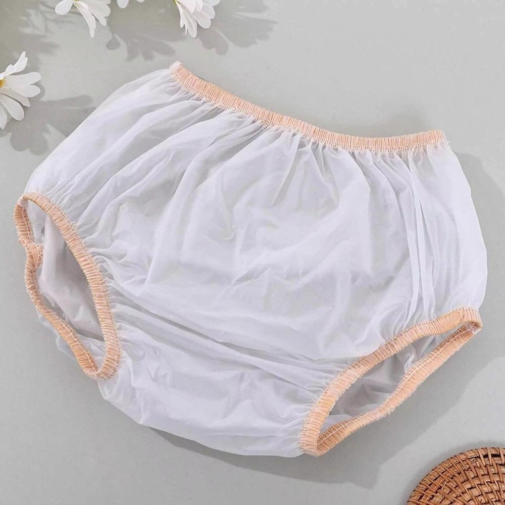 Reusable Adult Diaper Cover Incontinence Protective Diaper Cover Soft PVC Plastic Pants