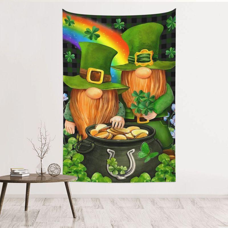 Гоблин Рождественская подвесная ткань Хэллоуин гобелен Снеговик фоновая ткань Гном — фото 3