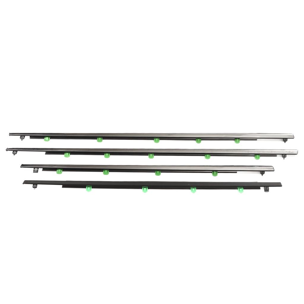 4Pcs Car Window Molding Trim High Stability 72410 SWA A01 Weather Strip Seal for CR‑V 2007‑2011