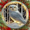Unique Owl Wooden Sign - Ideal for Front Door Wall Hanging Decor - Ideal Home Hanging Ornament