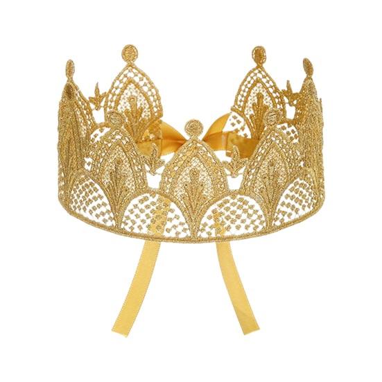 Christmas Velvet Cape Set Red Cloak Scepter Crown Rose Costume Accessory Kids Prince Dress Up Outfit for Cosplay Party