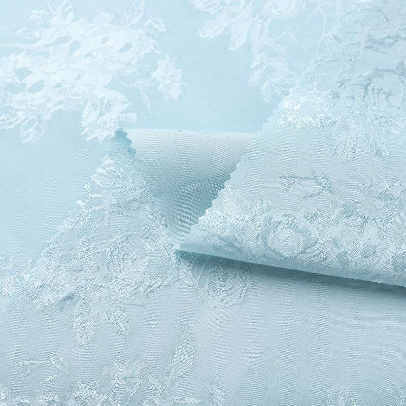 Rayon Jacquard Figured Cloth Solid Color Pattern DIY Fabric Artificial Cotton