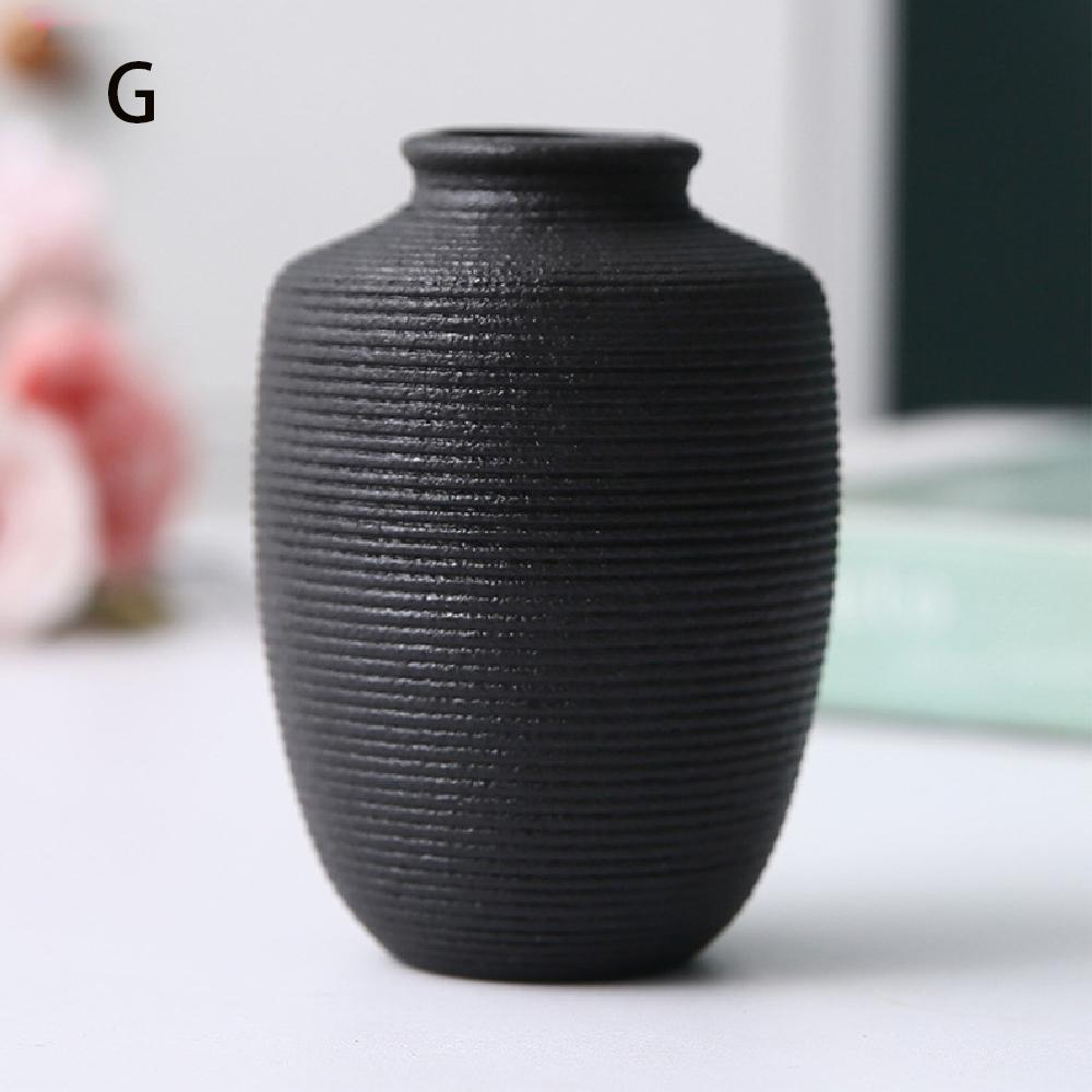 Małe ceramiczne wazony, prosty wystrój domu, dekoracja salonu, doniczki na suche kwiaty, rękodzieło, wazony hydroponiczne