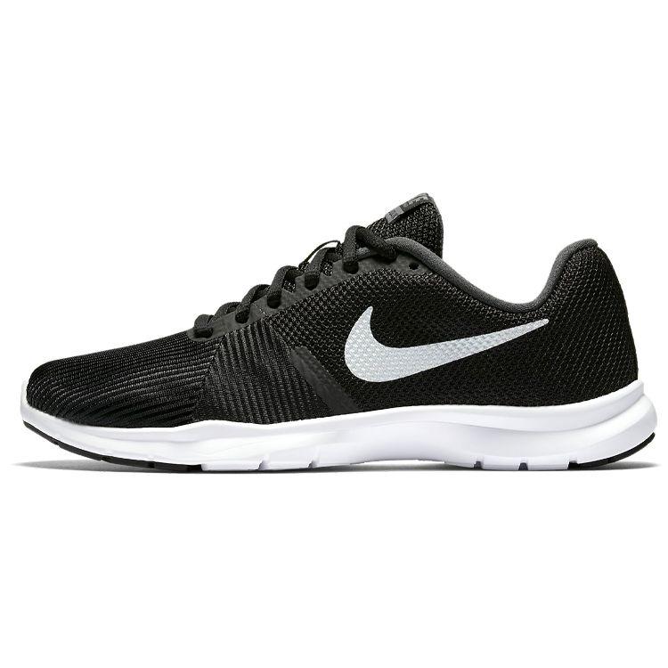 

Nike Flex Bijoux Черно-белые женские кроссовки антрацит 881863-001