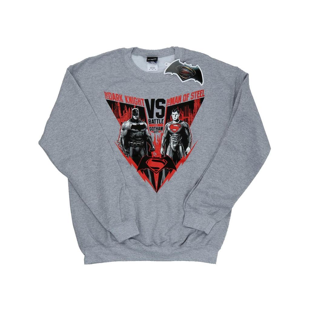 DC Comics Womens/Ladies Batman v Superman Battle Sweatshirt