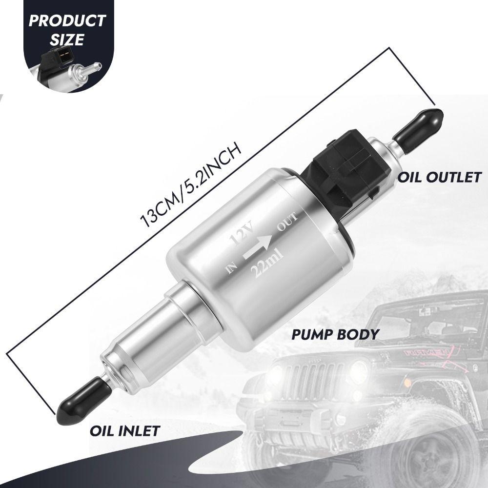Low Noise Fuel Metering Pump 22ML Capacity Electronic Oil Pump Heating Fuel Pump Parking Heater
