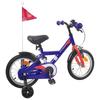 Bicicleta Infantil 12 Polegadas para Idades 2 4 Azul Escuro
