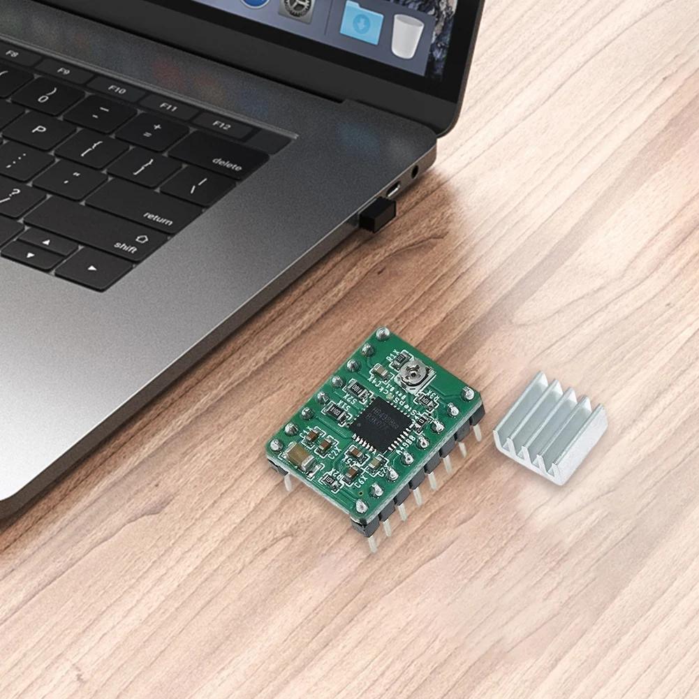 1-5pcs A4988 DRV8825 3D Printer Parts StepStick Stepper Motor Driver With Heat sink Carrier Reprap RAMPS 1.4 for 3D Printer