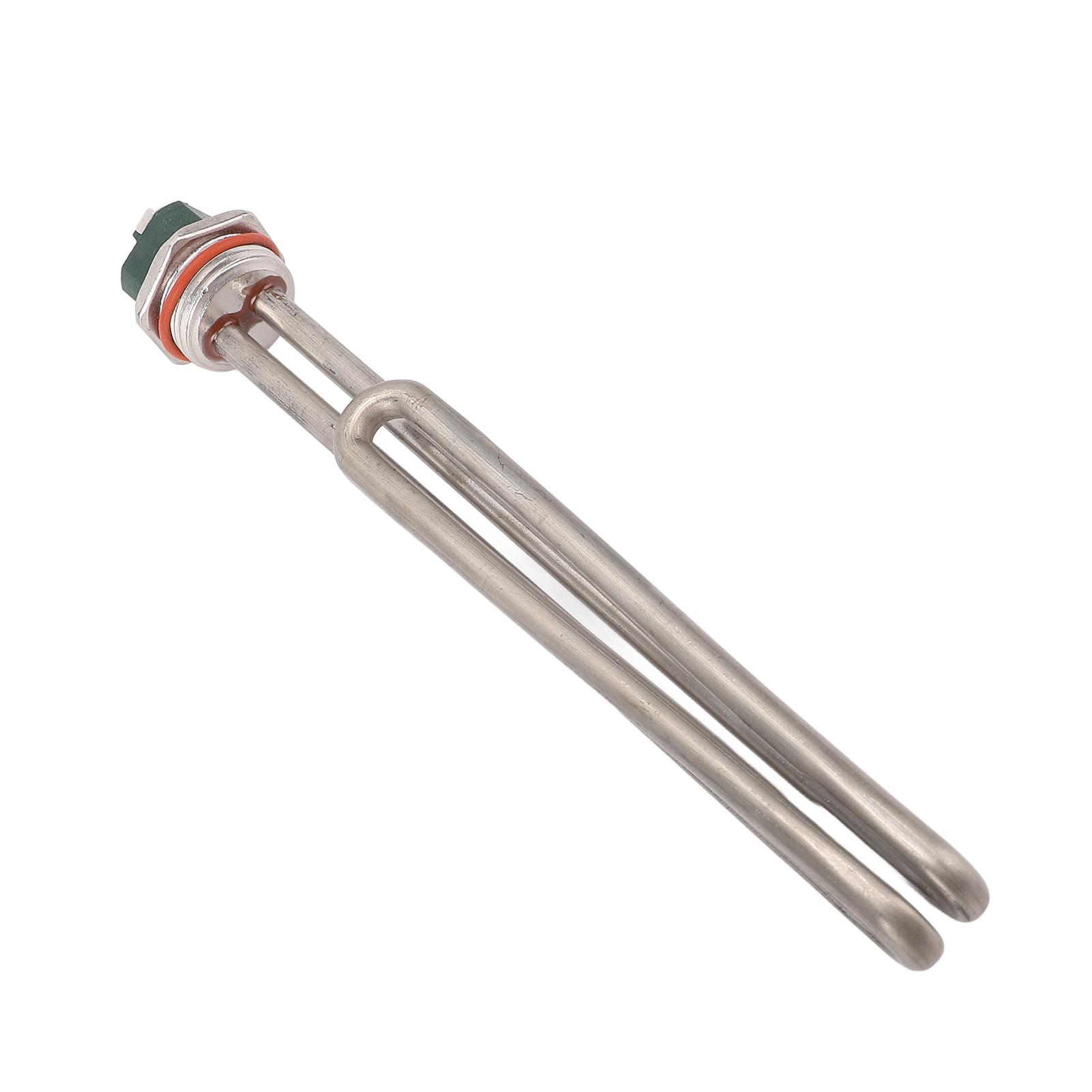 Electric Water Heater Heating Component Replacement Stainless Steel for Immersion Submersible 2000W 1-1/4in Universal