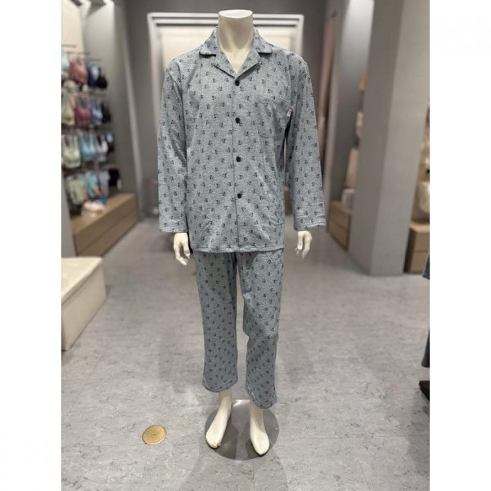 

Triumph Men S Long Sleeve Blue Pajama Tempj731bu 105