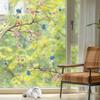 1Pcs Watercolor Colorful Flowers Self Adhesive Windows Stickers For Living Room Decor Bedroom Decoration Kids Room Glass Decals