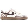 Nike Court Vision Brown Shadow Vintage Low top Skateboard Shoes Unisex White Brown HV2530-100(Team1962-)