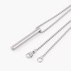 Jbans Classic Round Stick Pendant Chain Necklace (C2501-An869_Sv)