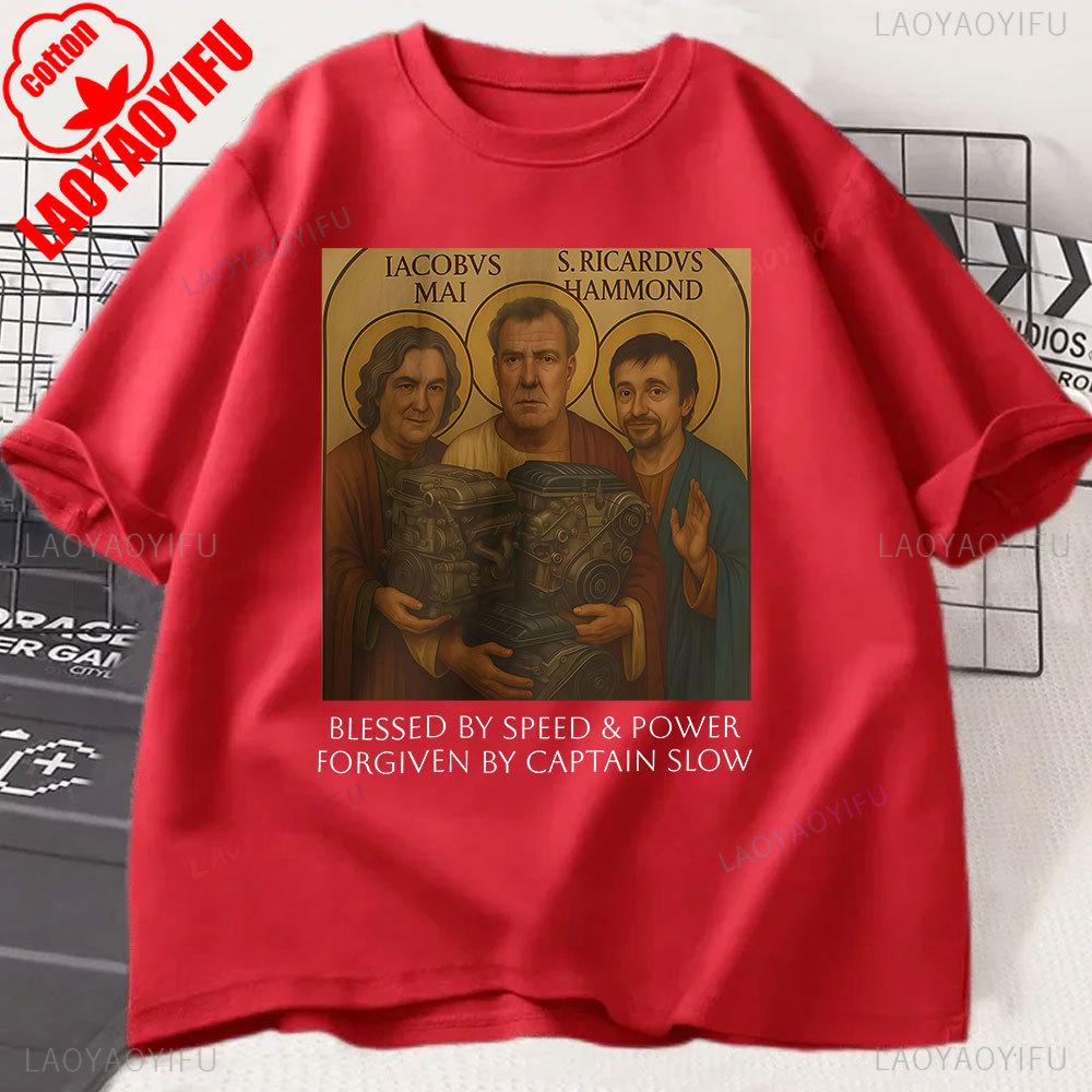 Gear Holy Trinity TShirt Jeremy Clarkson Hammond May Tribute T Shirt The Grand Speed Power Church Funny Car Enthusiast Gift Tee S